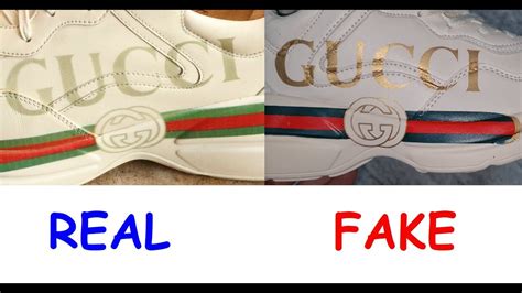 fake gucci trainers vs real|gucci loafers authenticity.